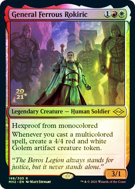 General Ferrous Rokiric [Modern Horizons 2 Prerelease Promos] | Gear Gaming Bentonville