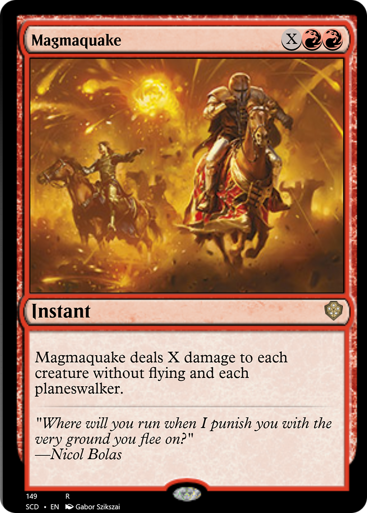 Magmaquake [Starter Commander Decks] | Gear Gaming Bentonville