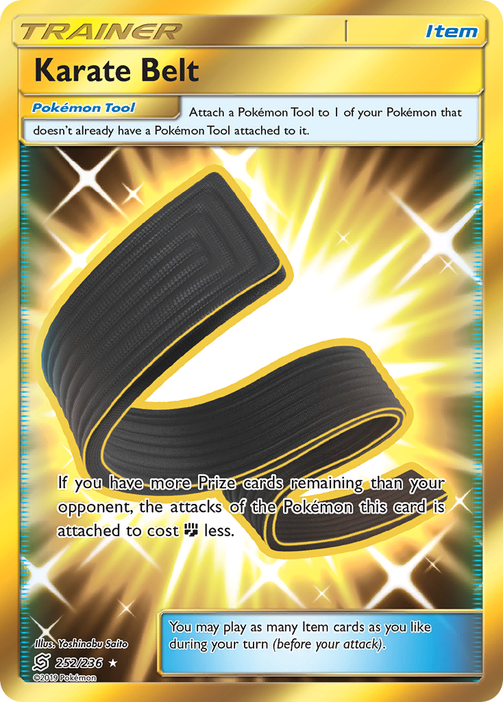 Karate Belt (252/236) [Sun & Moon: Unified Minds] | Gear Gaming Bentonville