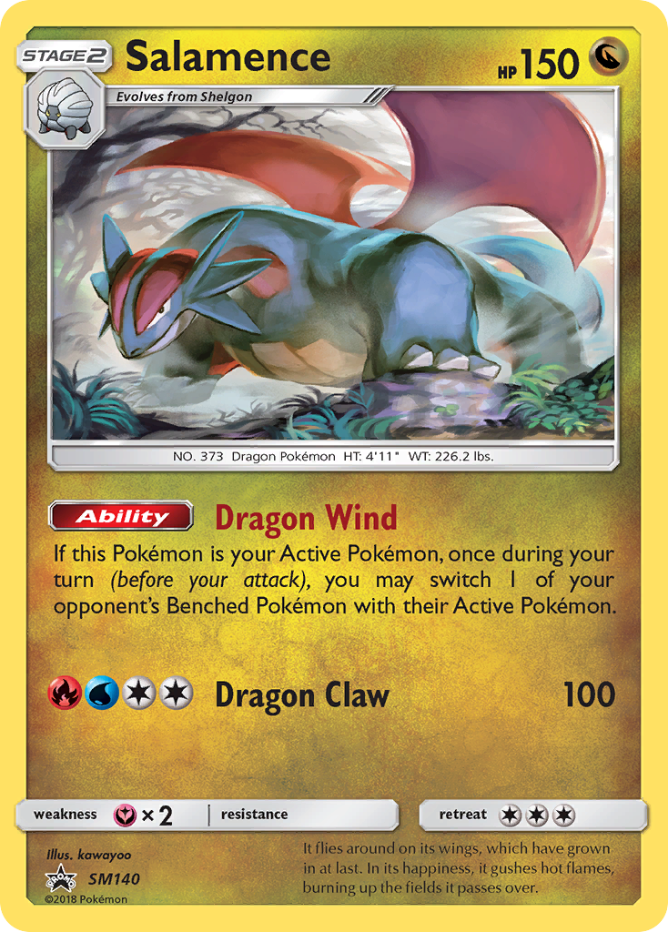 Salamence (SM140) [Sun & Moon: Black Star Promos] | Gear Gaming Bentonville