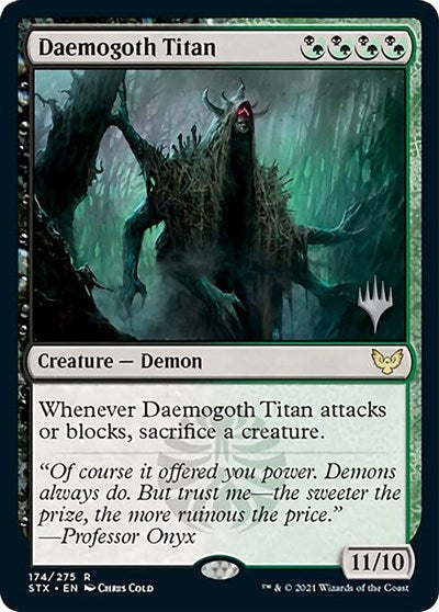 Daemogoth Titan (Promo Pack) [Strixhaven: School of Mages Promos] | Gear Gaming Bentonville