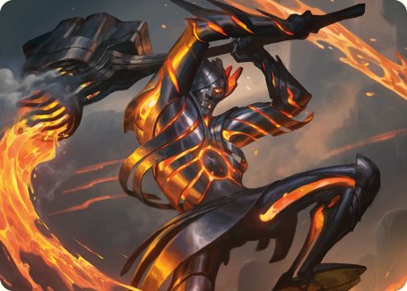 Forgehammer Centurion Art Card [Phyrexia: All Will Be One Art Series] | Gear Gaming Bentonville