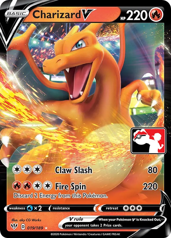 Charizard V (019/189) [Prize Pack Series One] | Gear Gaming Bentonville