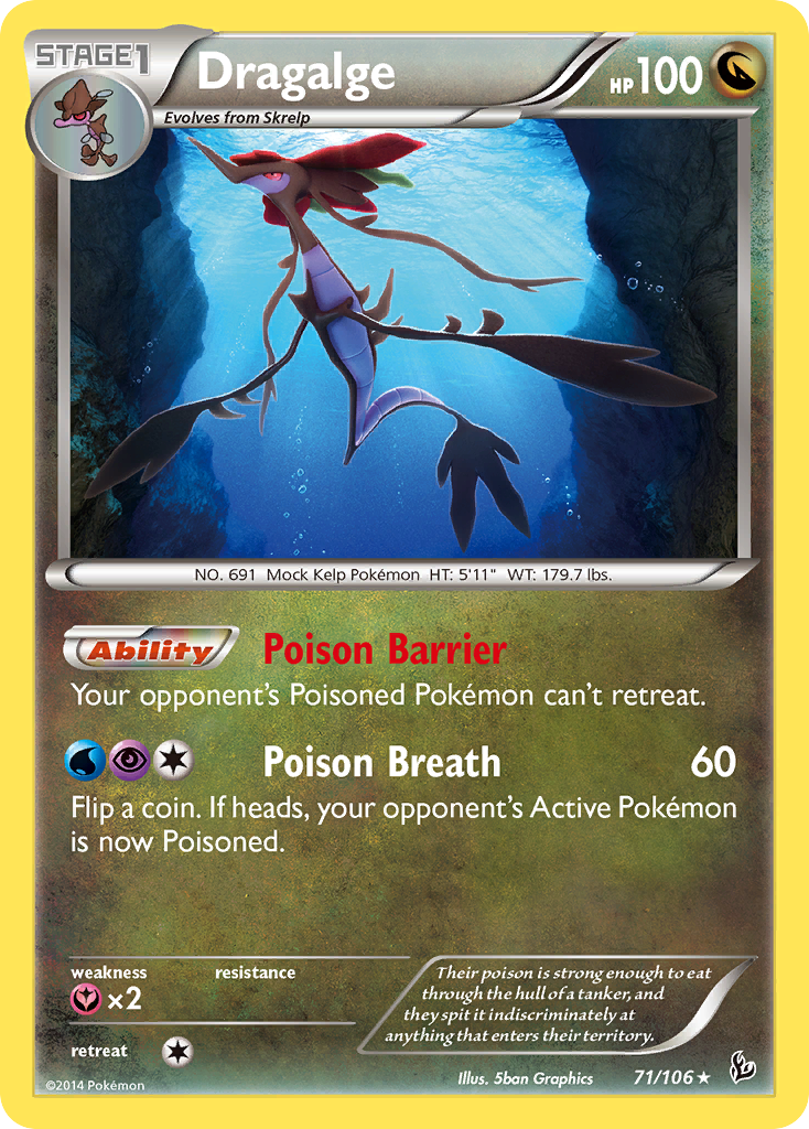 Dragalge (71/106) [XY: Flashfire] | Gear Gaming Bentonville