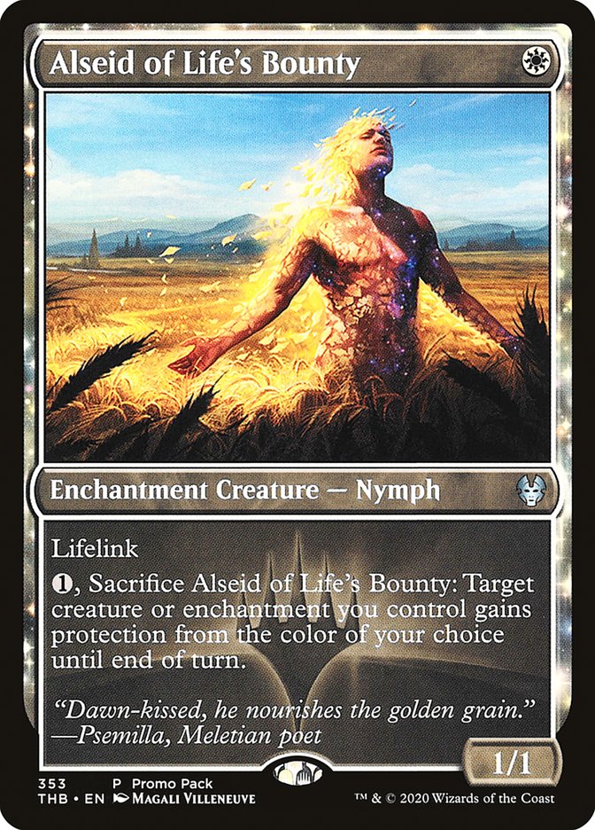 Alseid of Life's Bounty (Promo Pack) [Theros Beyond Death Promos] | Gear Gaming Bentonville