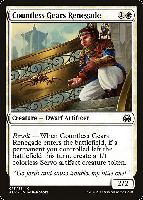 Countless Gears Renegade [Aether Revolt] | Gear Gaming Bentonville