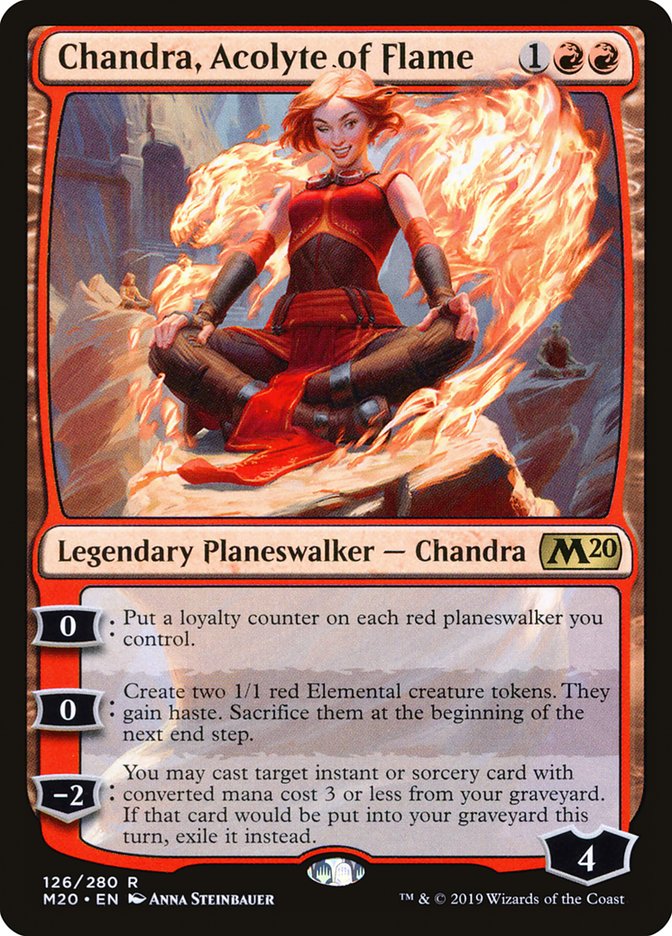 Chandra, Acolyte of Flame [Core Set 2020] | Gear Gaming Bentonville