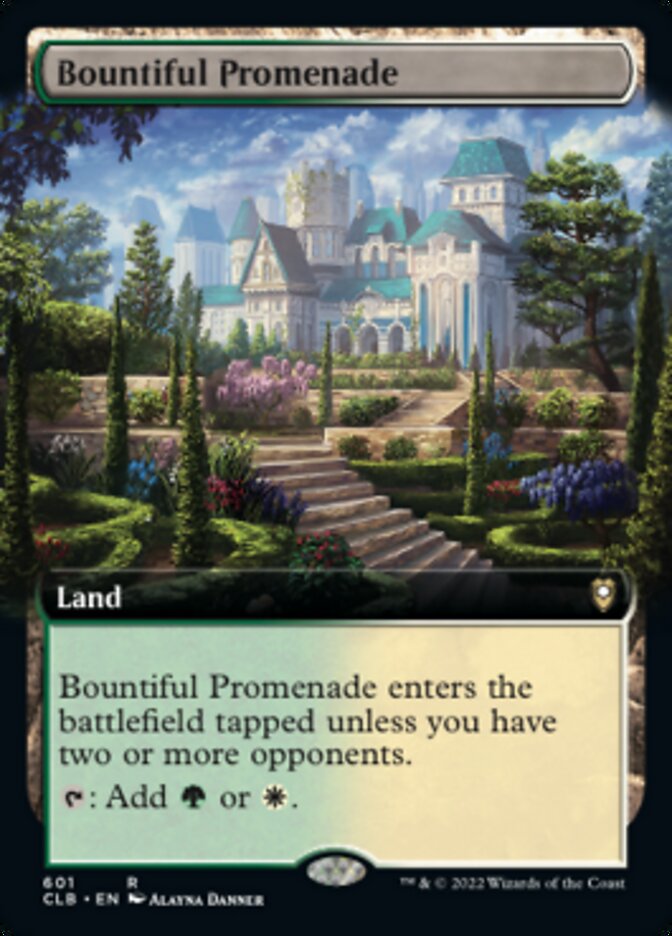 Bountiful Promenade (Extended Art) [Commander Legends: Battle for Baldur's Gate] | Gear Gaming Bentonville