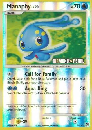 Manaphy (9/130) [Burger King Promos: 2008 Collection] | Gear Gaming Bentonville