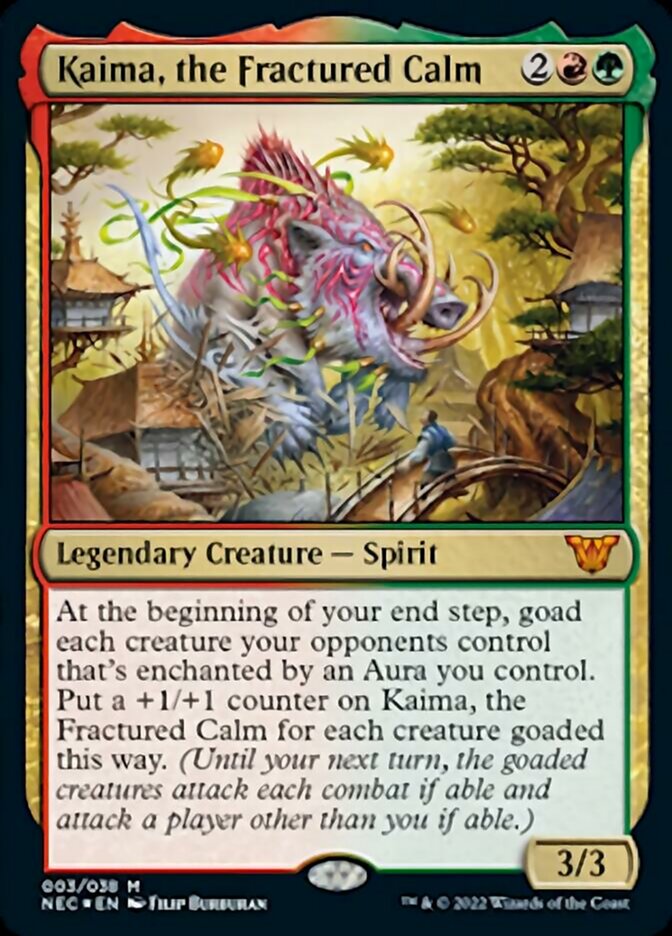 Kaima, the Fractured Calm [Kamigawa: Neon Dynasty Commander] | Gear Gaming Bentonville