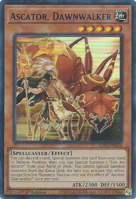 Ascator, Dawnwalker (Blue) [LDS3-EN050] Ultra Rare | Gear Gaming Bentonville