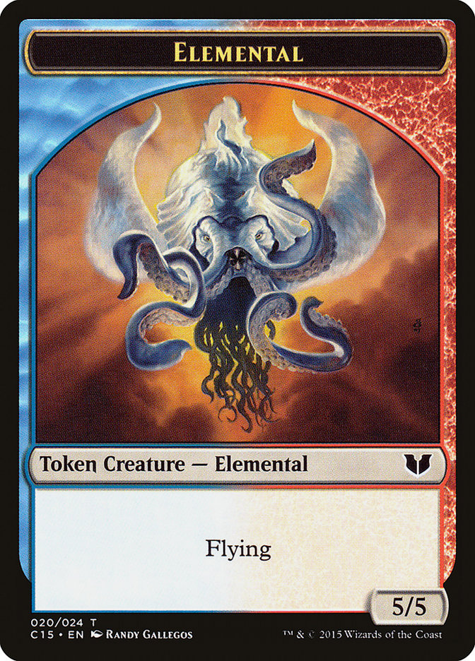 Elemental Token [Commander 2015 Tokens] | Gear Gaming Bentonville