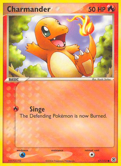 Charmander (57/112) [EX: FireRed & LeafGreen] | Gear Gaming Bentonville