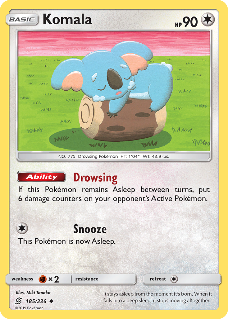 Komala (185/236) [Sun & Moon: Unified Minds] | Gear Gaming Bentonville