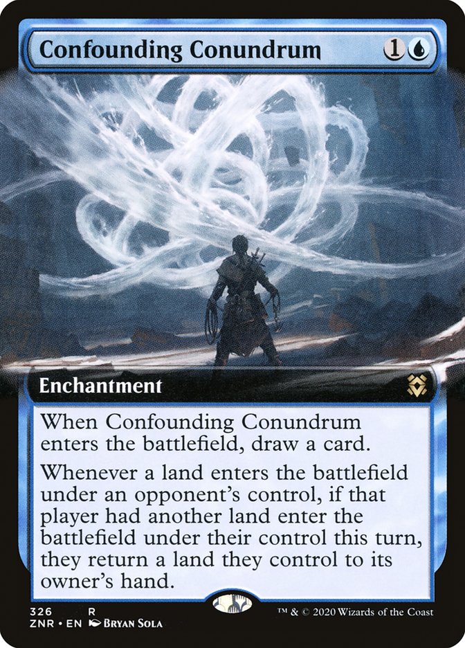 Confounding Conundrum (Extended Art) [Zendikar Rising] | Gear Gaming Bentonville