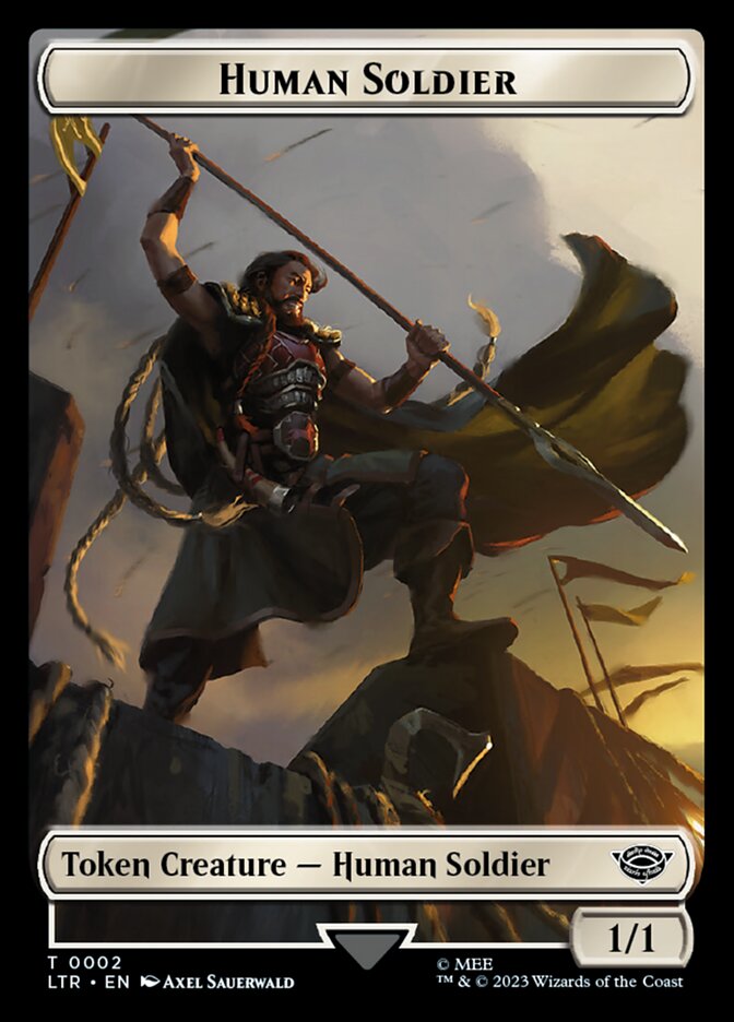 Human Soldier Token (02) [The Lord of the Rings: Tales of Middle-Earth Tokens] | Gear Gaming Bentonville