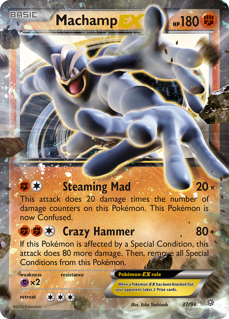 Machamp EX (37/98) [XY: Ancient Origins] | Gear Gaming Bentonville