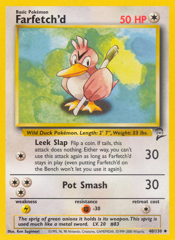 Farfetch'd (40/130) [Base Set 2] | Gear Gaming Bentonville