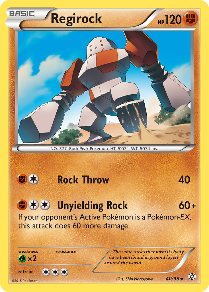 Regirock (40/98) [XY: Ancient Origins] | Gear Gaming Bentonville