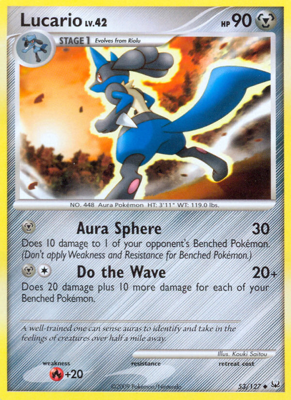 Lucario (53/127) [Platinum: Base Set] | Gear Gaming Bentonville