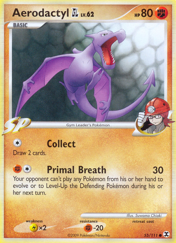 Aerodactyl GL (55/111) [Platinum: Rising Rivals] | Gear Gaming Bentonville