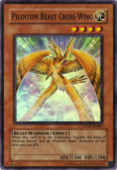 Phantom Beast Cross-Wing [GX02-EN001] Super Rare | Gear Gaming Bentonville