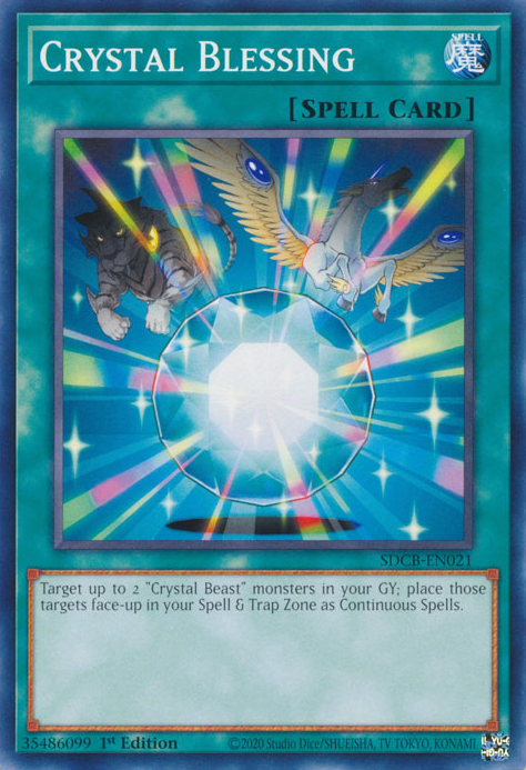 Crystal Blessing [SDCB-EN021] Common | Gear Gaming Bentonville