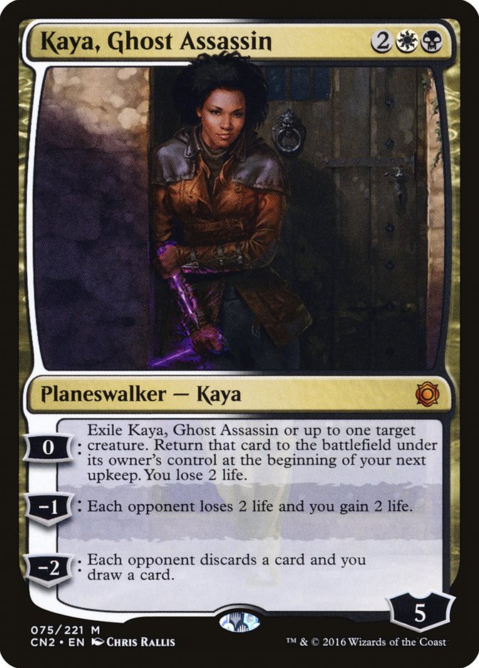 Kaya, Ghost Assassin (075/221) [Conspiracy: Take the Crown] | Gear Gaming Bentonville