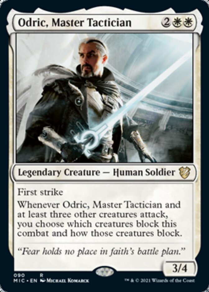 Odric, Master Tactician [Innistrad: Midnight Hunt Commander] | Gear Gaming Bentonville