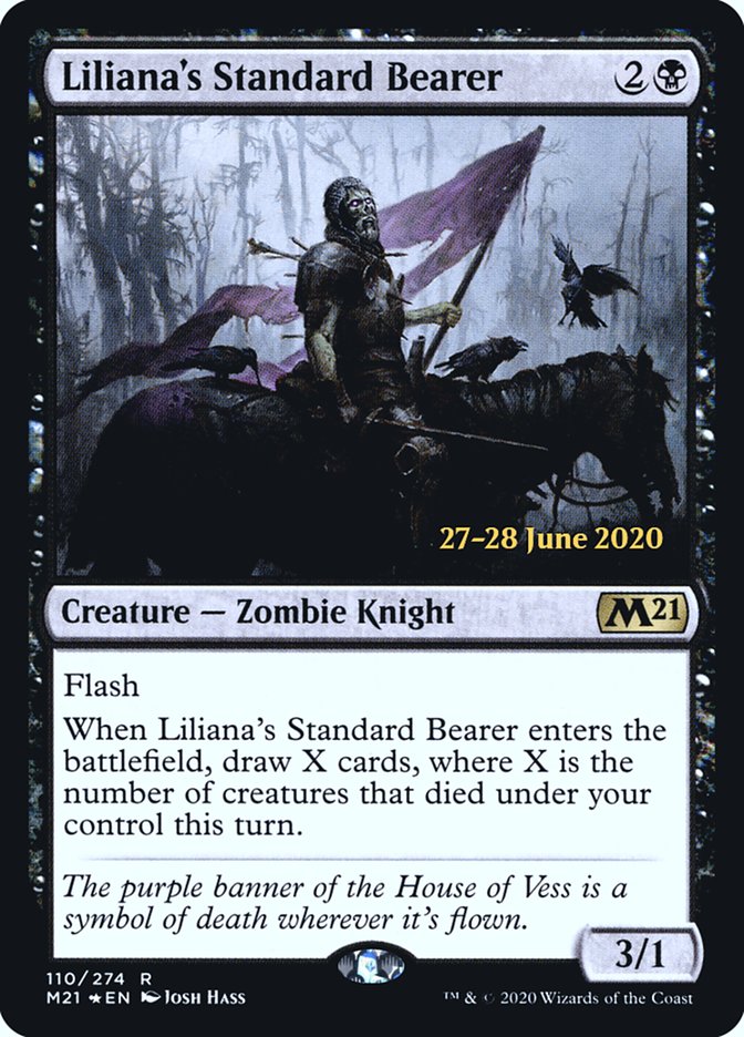 Liliana's Standard Bearer  [Core Set 2021 Prerelease Promos] | Gear Gaming Bentonville