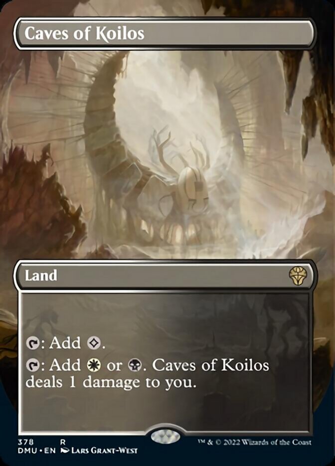 Caves of Koilos (Borderless Alternate Art) [Dominaria United] | Gear Gaming Bentonville