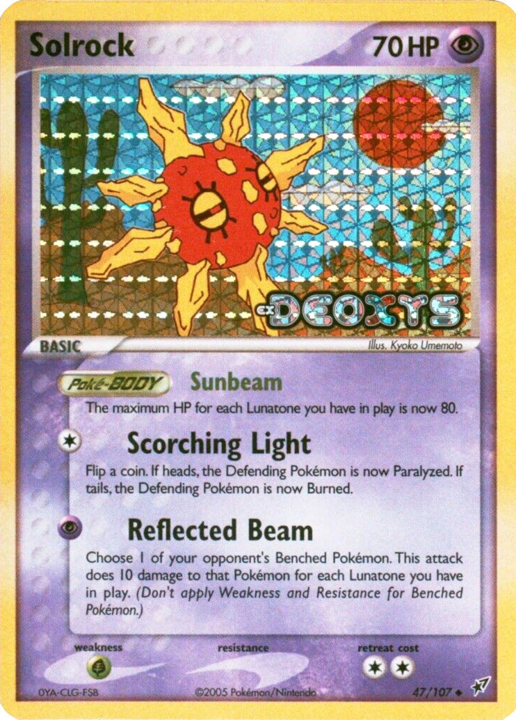 Solrock (47/107) (Stamped) [EX: Deoxys] | Gear Gaming Bentonville