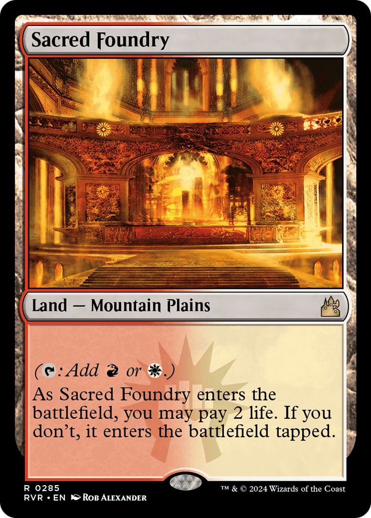 Sacred Foundry [Ravnica Remastered] | Gear Gaming Bentonville