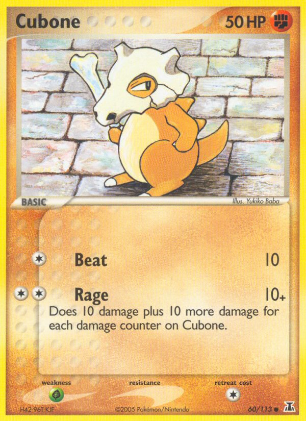 Cubone (60/113) [EX: Delta Species] | Gear Gaming Bentonville