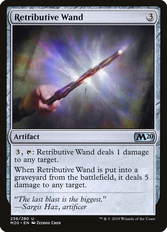 Retributive Wand [Core Set 2020] | Gear Gaming Bentonville