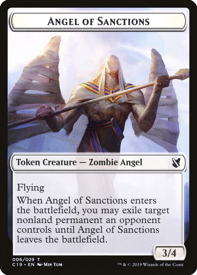 Angel of Sanctions [Commander 2019 Tokens] | Gear Gaming Bentonville