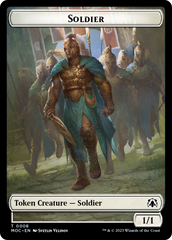 Soldier // Insect Double-Sided Token [March of the Machine Commander Tokens] | Gear Gaming Bentonville