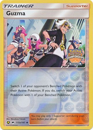 Guzma (115a/147) (Regional Championship Promo) [Sun & Moon: Burning Shadows] | Gear Gaming Bentonville