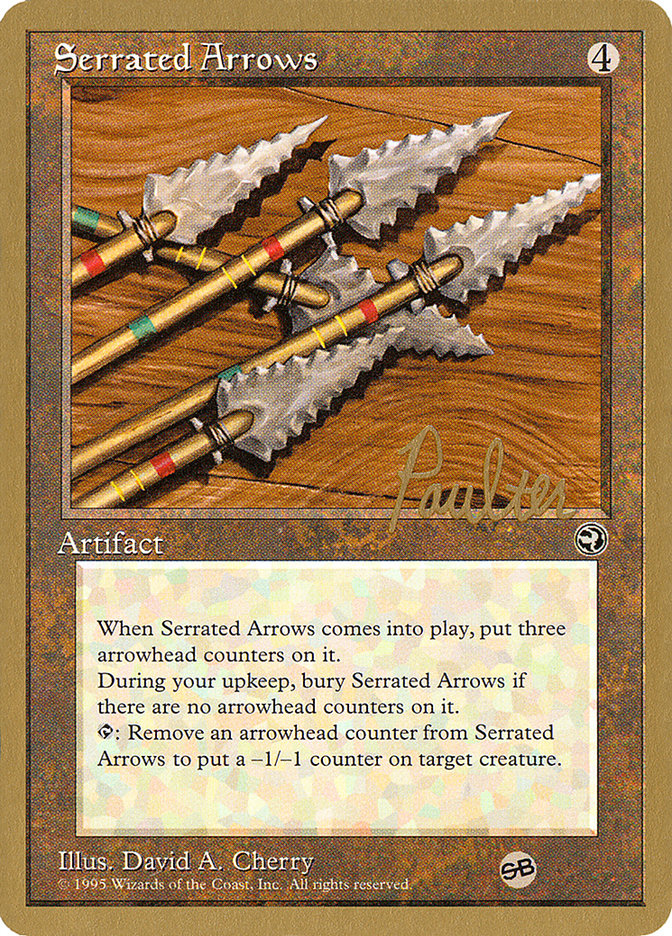 Serrated Arrows (Preston Poulter) (SB) [Pro Tour Collector Set] | Gear Gaming Bentonville