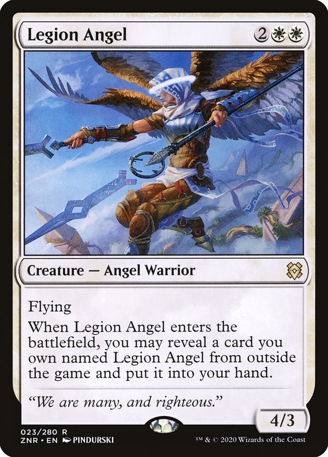 Legion Angel [Zendikar Rising] | Gear Gaming Bentonville