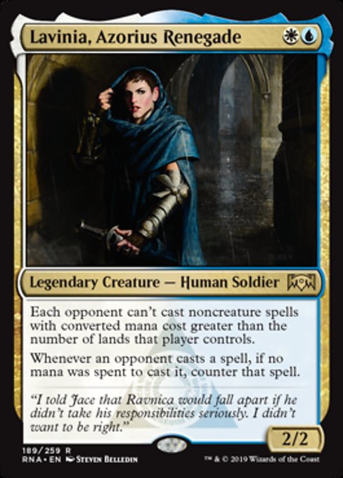 Lavinia, Azorius Renegade [Ravnica Allegiance] | Gear Gaming Bentonville