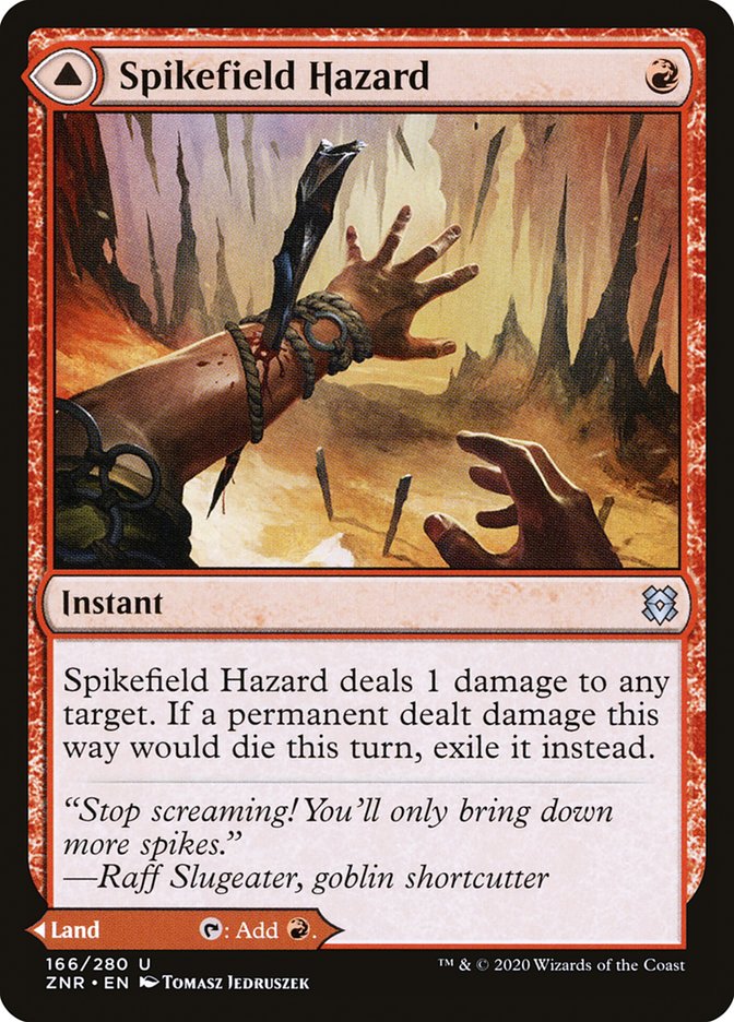 Spikefield Hazard // Spikefield Cave [Zendikar Rising] | Gear Gaming Bentonville