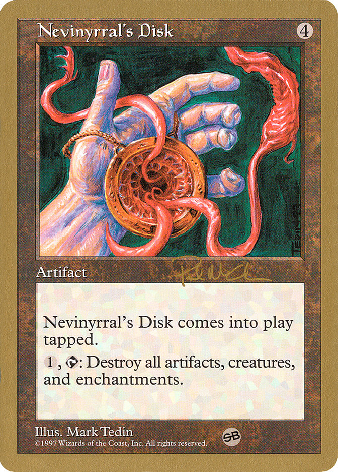 Nevinyrral's Disk (Paul McCabe) (SB) [World Championship Decks 1997] | Gear Gaming Bentonville