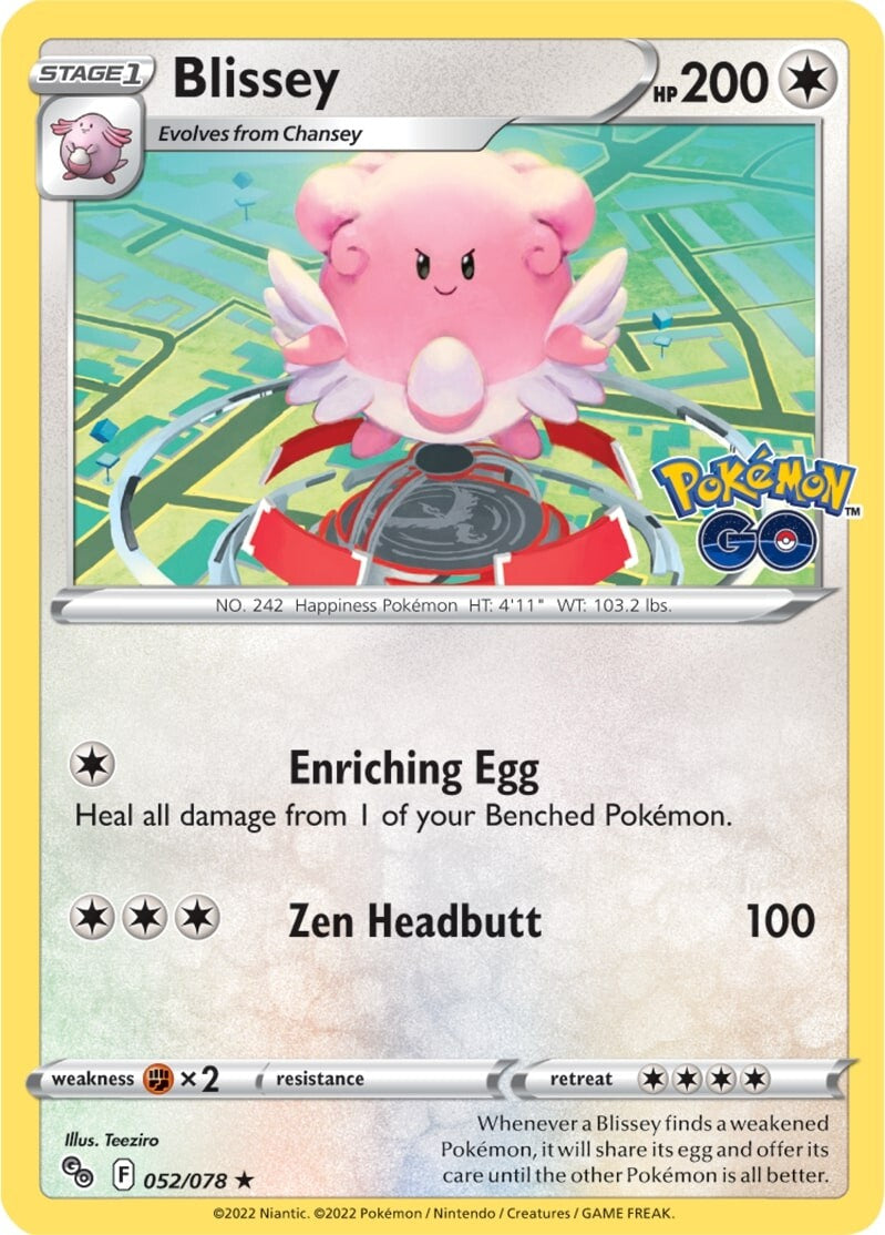 Blissey (052/078) [Pokémon GO] | Gear Gaming Bentonville