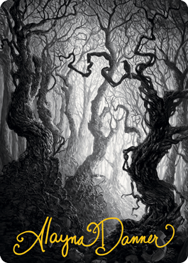Forest 2 Art Card (Gold-Stamped Signature) [Innistrad: Midnight Hunt Art Series] | Gear Gaming Bentonville
