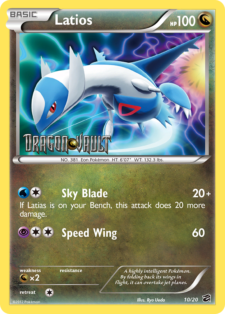 Latios (10/20) (Blister Exclusive) [Black & White: Dragon Vault] | Gear Gaming Bentonville