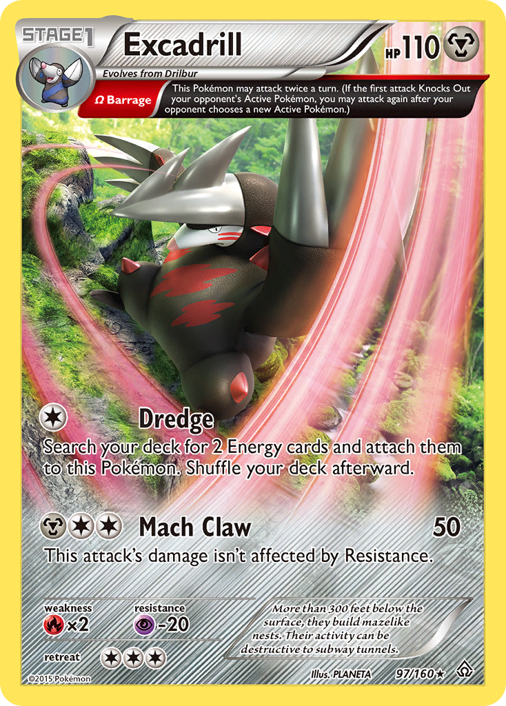 Excadrill (97/160) [XY: Primal Clash] | Gear Gaming Bentonville