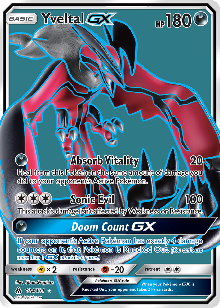 Yveltal GX (124/131) [Sun & Moon: Forbidden Light] | Gear Gaming Bentonville