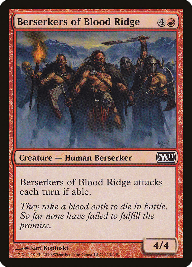 Berserkers of Blood Ridge [Magic 2011] | Gear Gaming Bentonville