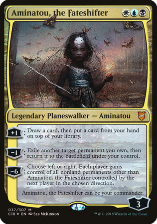 Aminatou, the Fateshifter (Commander 2018) [Oversize Cards] | Gear Gaming Bentonville